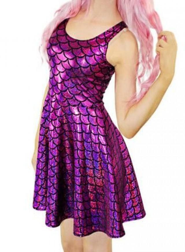 mermaid skater dress