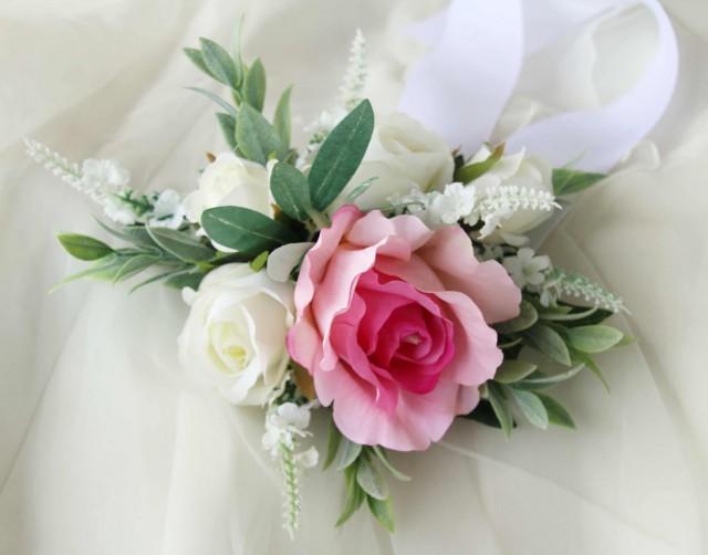 wrist corsage for bridesmaids wedding