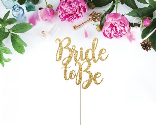 Bridal Shower Cake Topper Bride To Be Cake Topper Bridal Shower