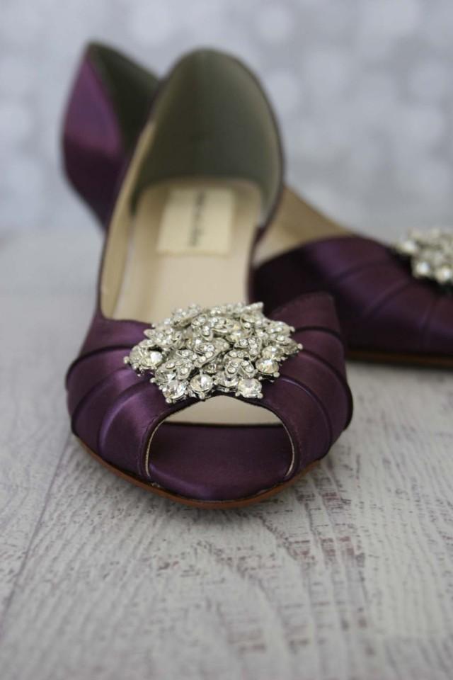 Wedding Shoes, Plum Wedding Shoes 