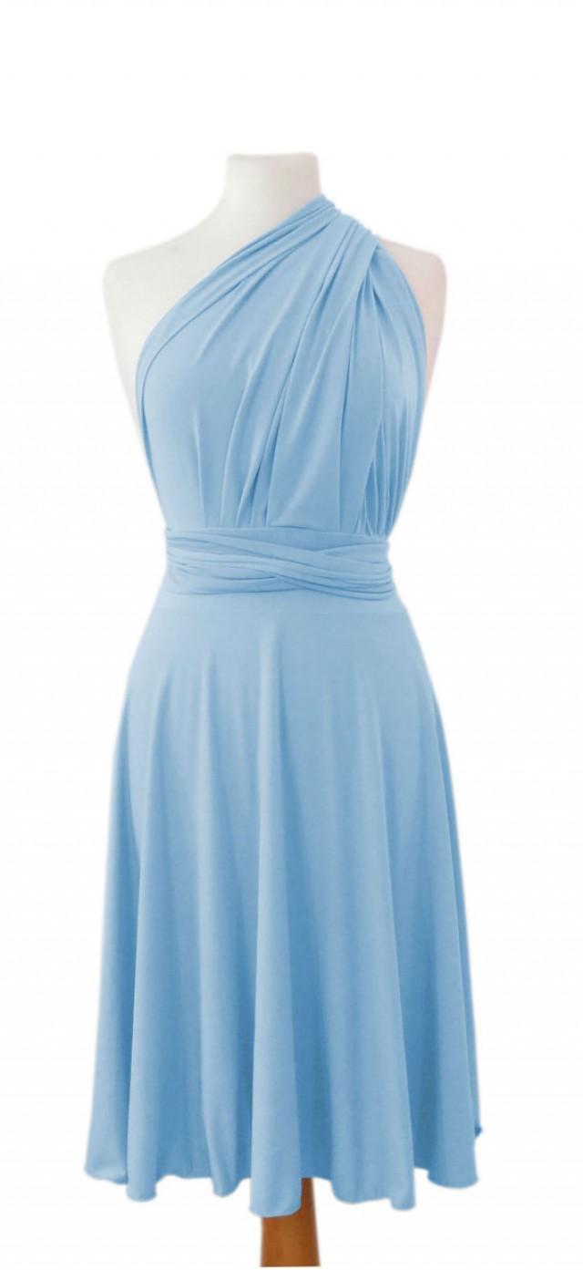 baby blue color dress