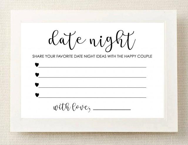 Free Printable Blank Date Night Cards