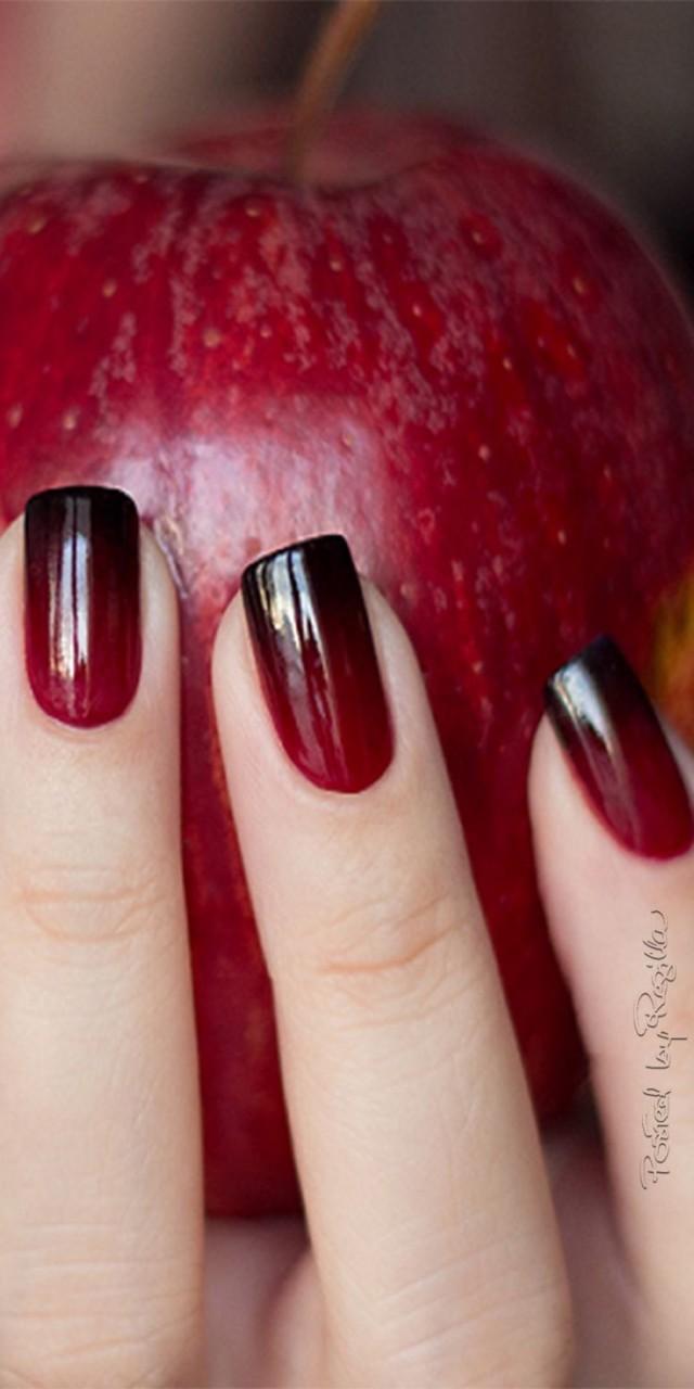 Гвоздь - Red Ombre Nails #2792999 - Weddbook