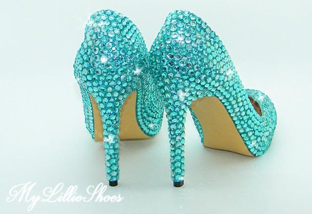 high heels with bling