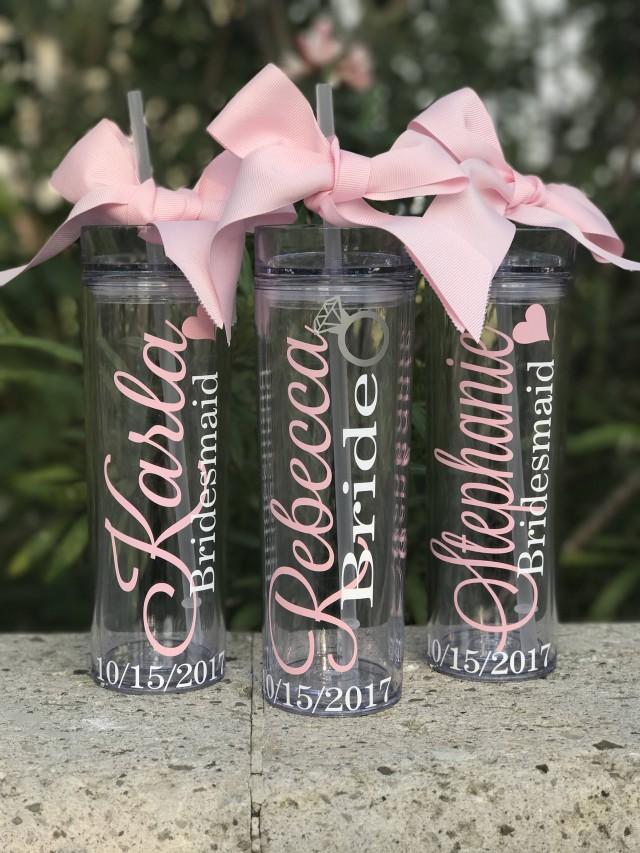 Custom Tumbler, Tumbler, Bride To Be, Bridesmaid, Bridesmaid Tumbler