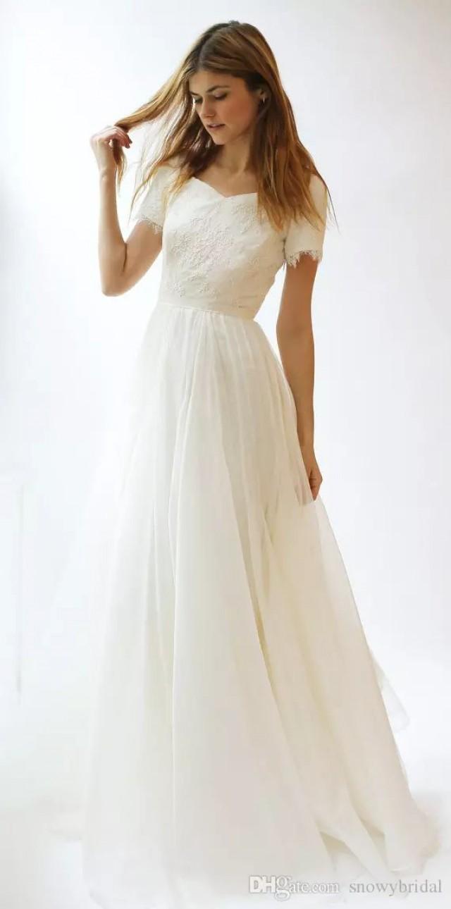 Simple Modest Bridesmaid Dresses