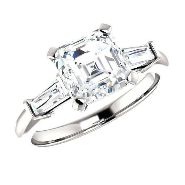 Raven Fine Jewelers, 1.80 Carat Asscher Cut Supernova Moissanite ...