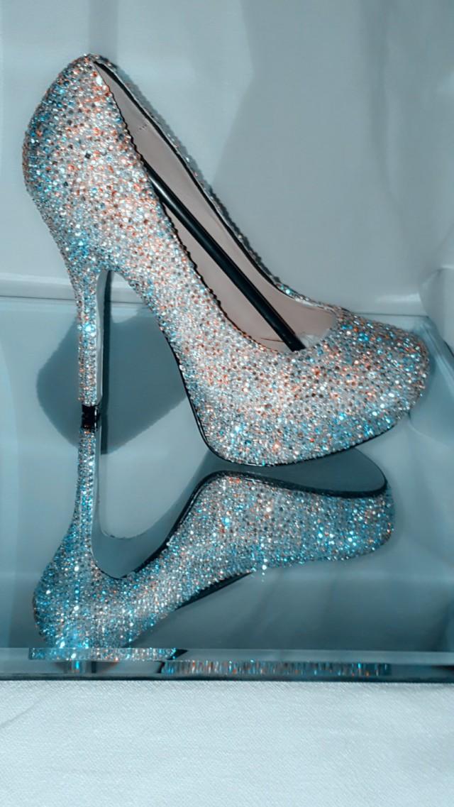 sparkly diamond heels