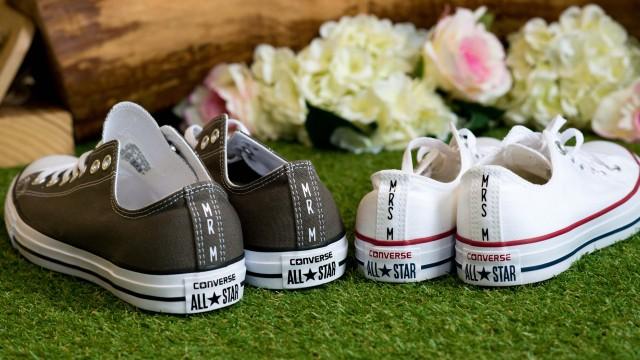 personalised converse trainers
