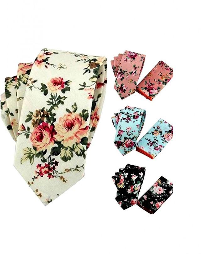 floral groom tie