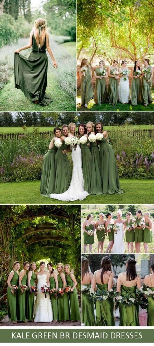 Kale Green Wedding Color Ideas For 2017 Spring & Summer
