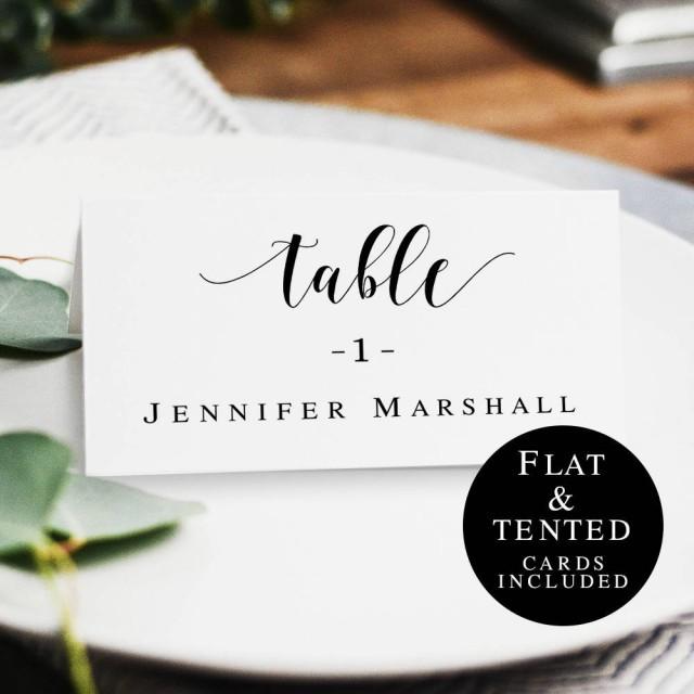 Wedding Name Cards Template Rustic Wedding Table Card Template DIY Place Cards Wedding Name