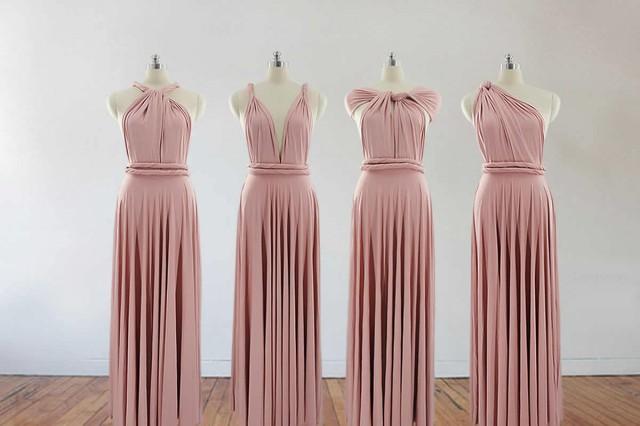 rose gold infinity gown