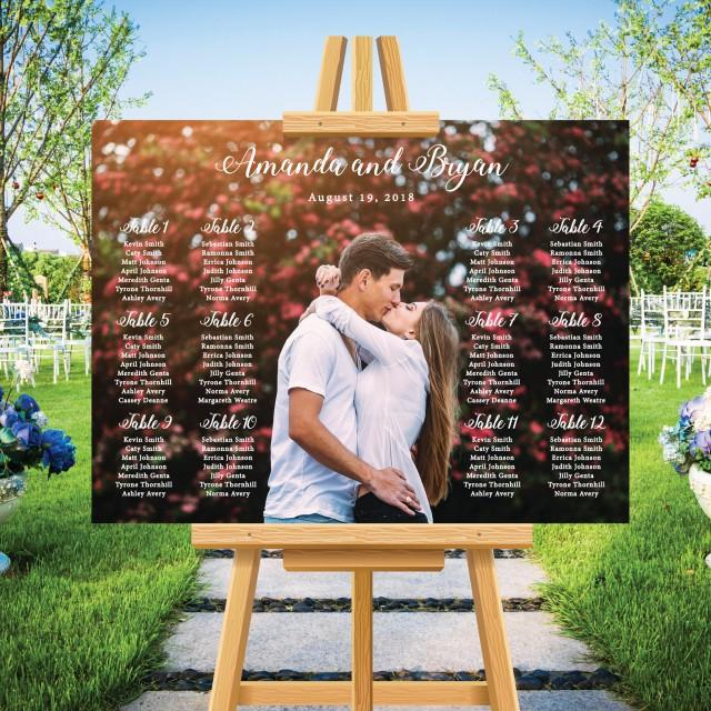 Photo Wedding Seating Chart Winter Wedding Seating Plan Seating