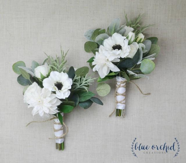 fake bridesmaid bouquets
