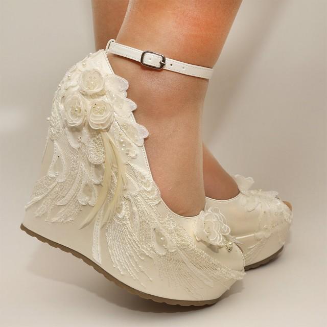 bridesmaid shoes wedges