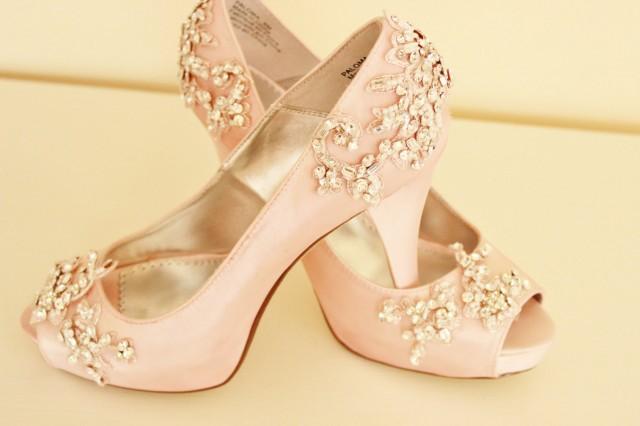 bling heels wedding