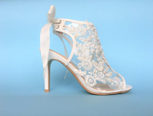 lace shoes wedding
