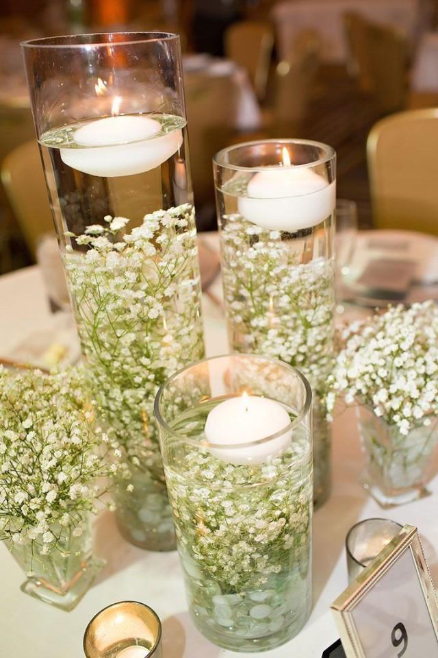 Submerged Baby S Breath For A Winter Wedding 2827205 Weddbook