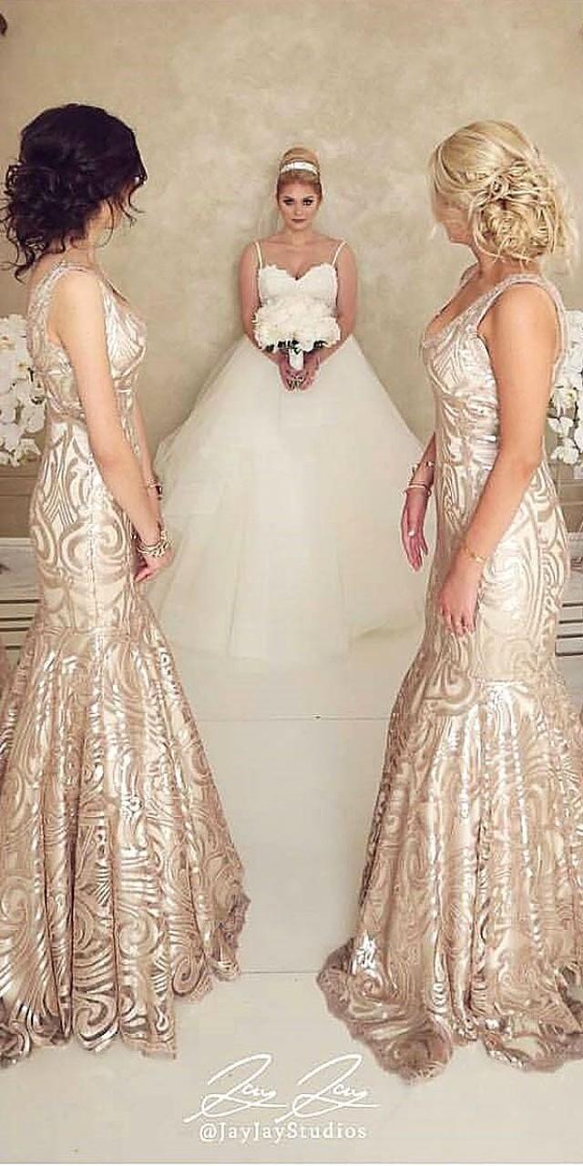 27 Full On Glitz Sequined & Metallic Bridesmaid Dresses 2833226 Weddbook