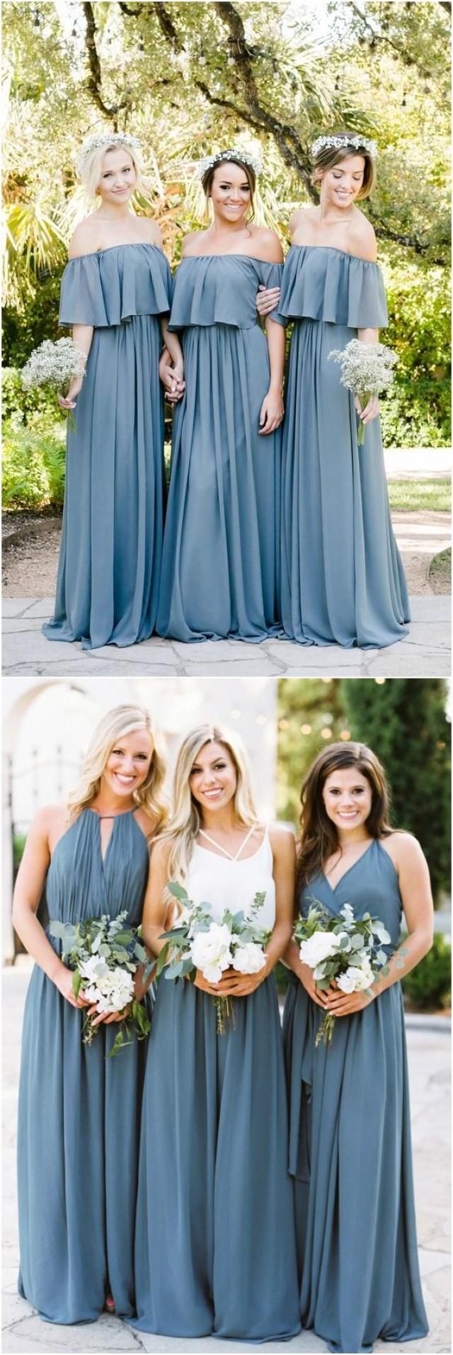 bridesmaid dress trends 2018