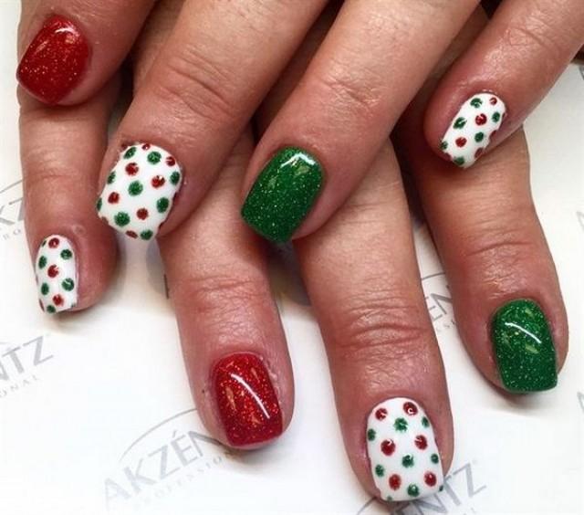 Nail - 65 Festive Nail Art Ideas For Christmas #2845936 - Weddbook