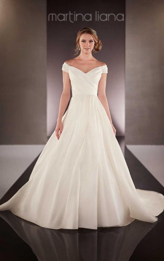 Designer Wedding Dress With Straps By Martina Liana 2866031