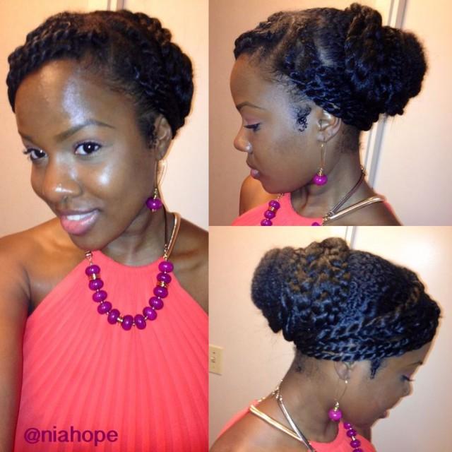 Natural Hair Protective Style Natural Hair Updo Natural Hair