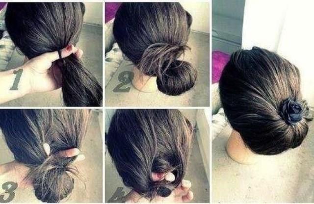 Low Bun With Bow Hair And Beauty Tutorials 2874338 Weddbook