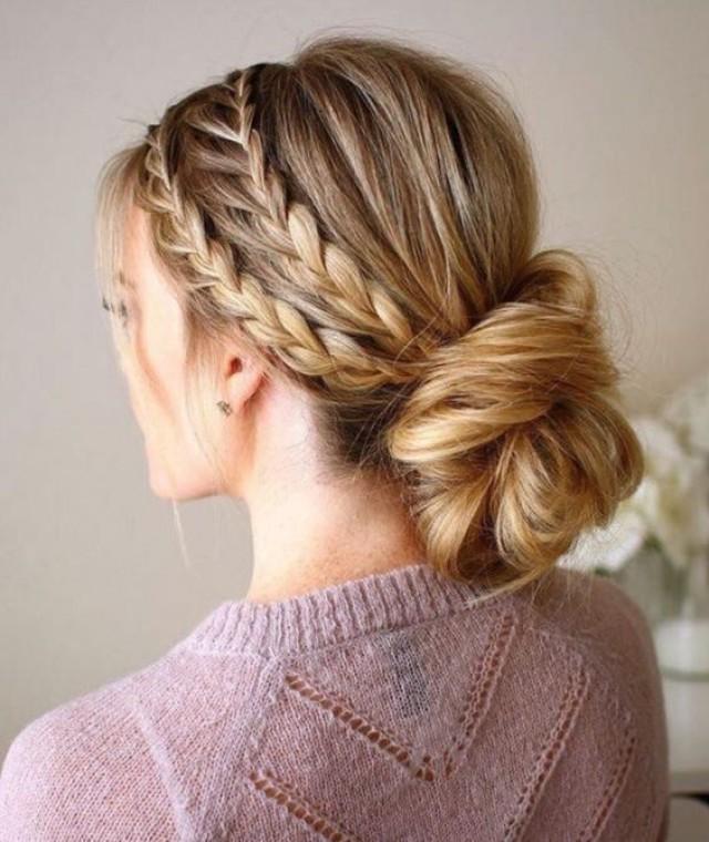 25 Chic Bridesmaid Hairstyles For Long Hair 2874582 Weddbook