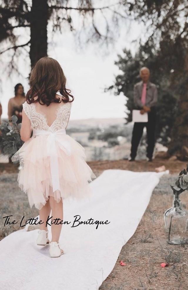 toddler boho flower girl dress