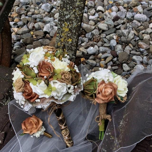 Rustic Country Wedding Set Rustic Wedding 3 Piece Set Camo Wedding