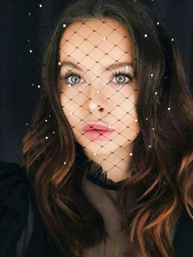 Black Veil With Crystals On Headband Birdcage Wedding Veil Voilette