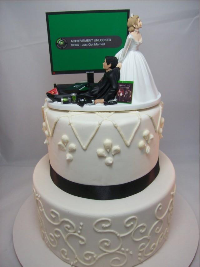 Video Game Achievement Unlocked Engagement Marry Funny Wedding