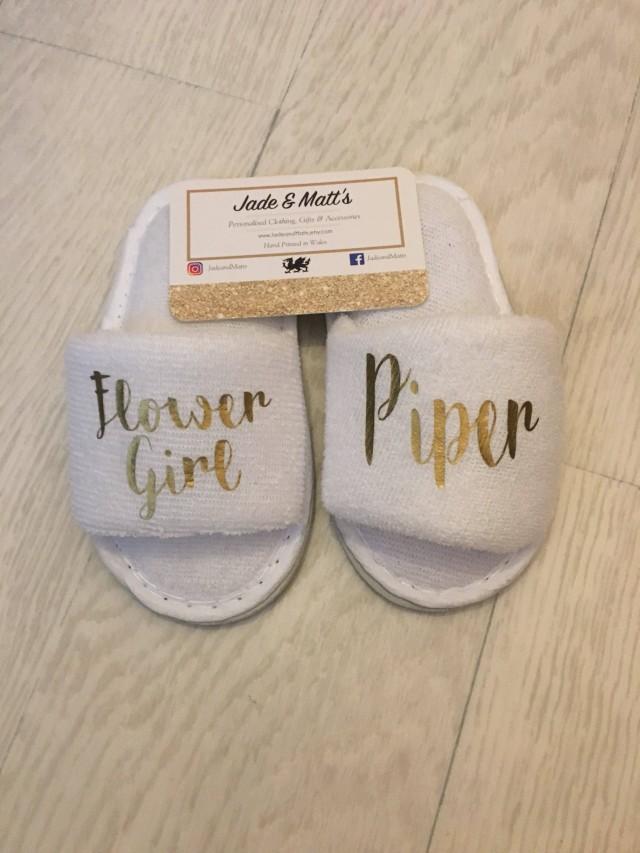 personalised baby slippers