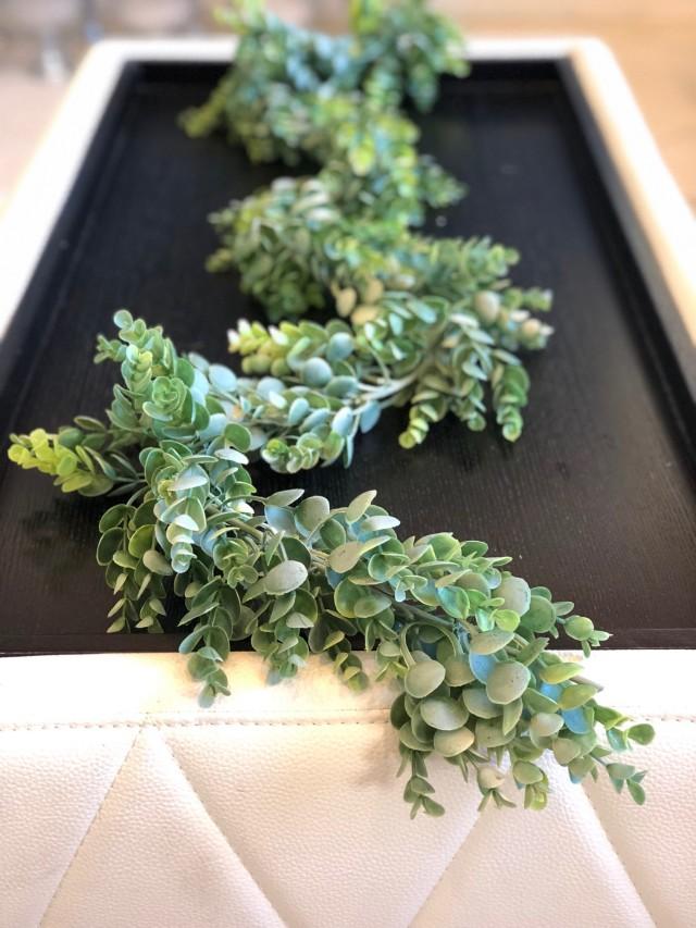 5.5'6' Eucalyptus Garland, Artificial Eucalyptus Garland, Wedding