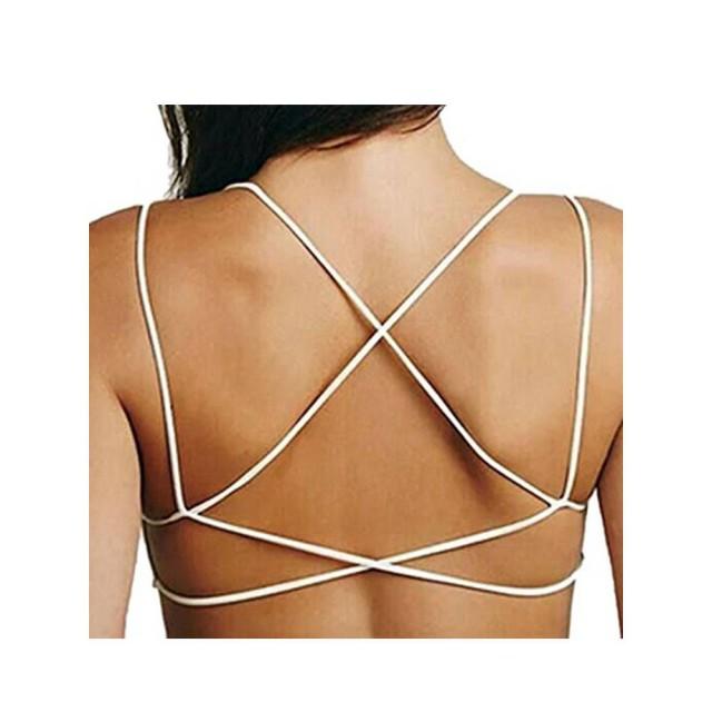 bralette with backless dress