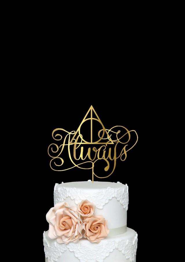Harry Potter Always Cake Topper Inspired Wedding Cake Topper Always