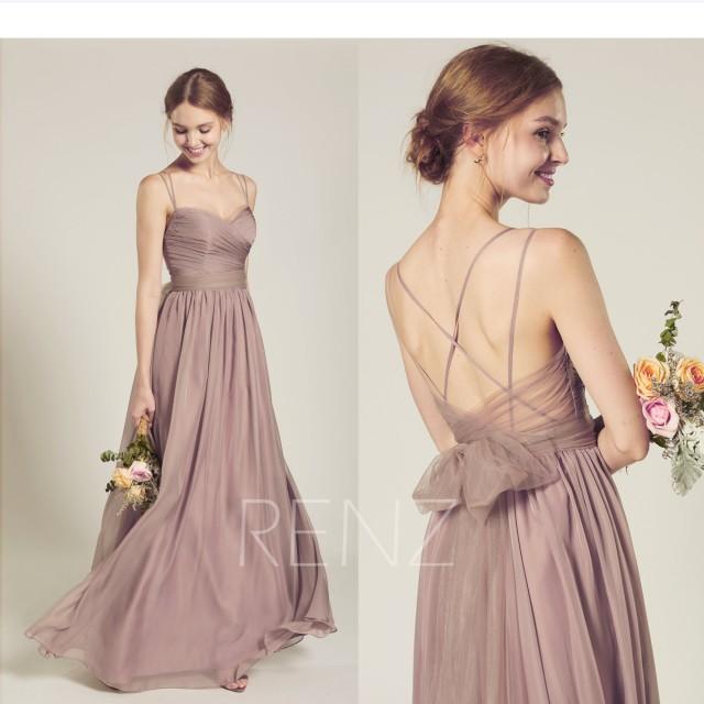 gray chiffon gown