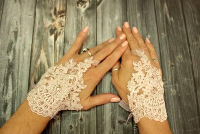 short wedding gloves