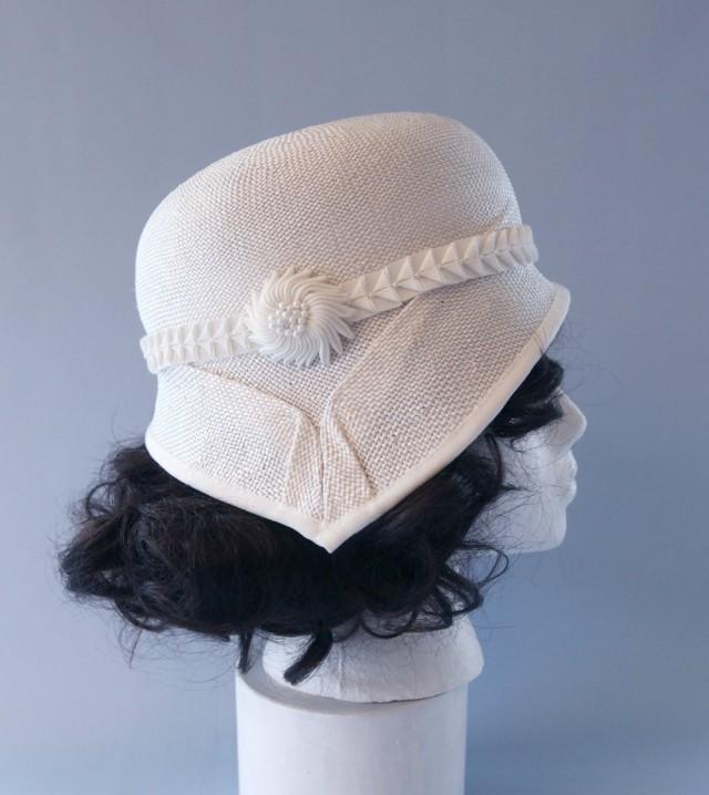 ivory cloche hat