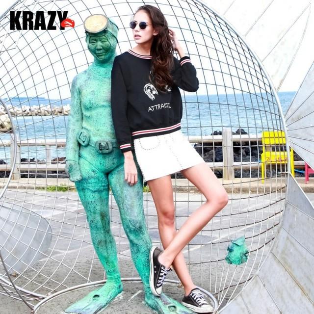 Fine Blue And White Pearl Rivet Featured Cotton White Denim Skirt Skirt