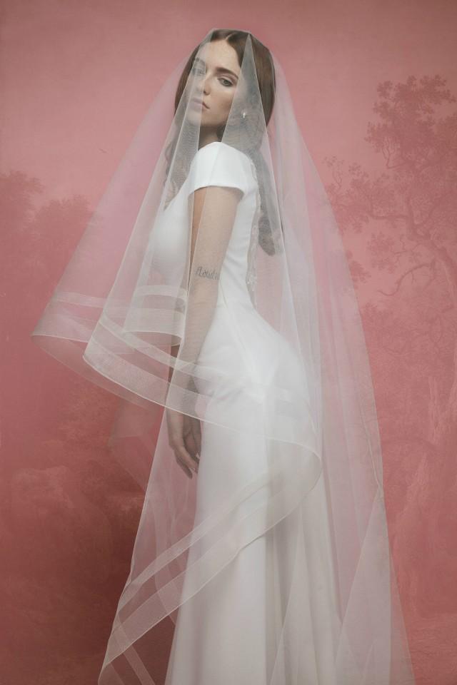 horsehair edge cathedral veil