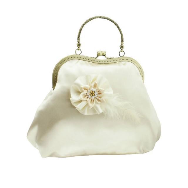 Ivory Clutch Bridal Clutch Bridal Bag Ivory Bag Evening Handbag Wedding