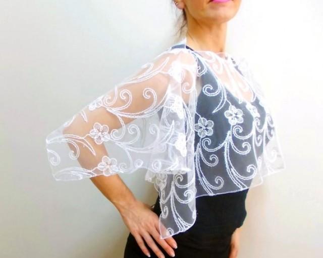 lace shoulder wrap