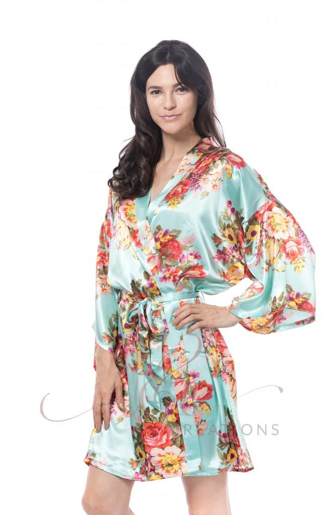 Sale! Bridesmaid Robes, Mix And Match, Bridesmaid Gifts, Floral Robe