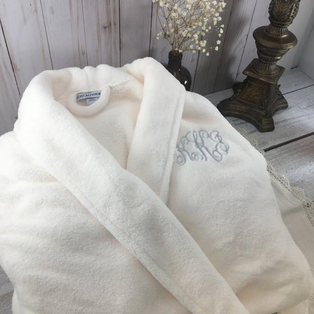 Monogrammed Plush Robe, His And Her Gifts, Personalized Robes 2906922