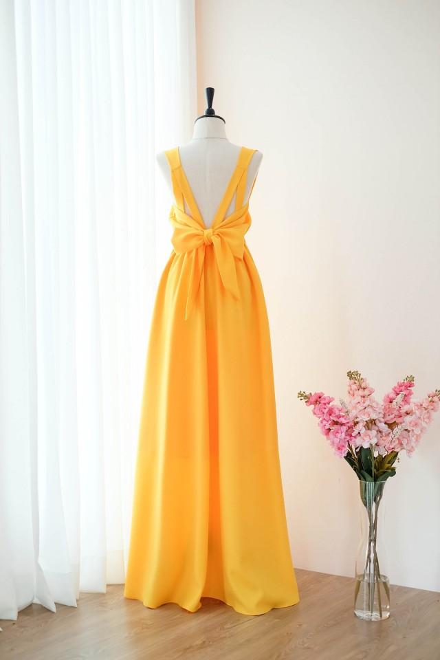 golden yellow dress for wedding