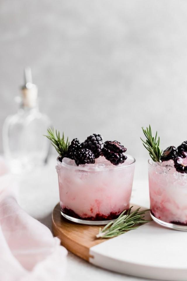 Cocktails & Drinks Coconut Rosewater Blackberry Smash 2912150 Weddbook