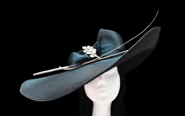wide brim hat wedding